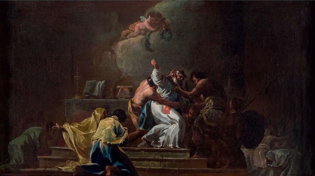 1280px Muerte de san Alberto de Jerusalén por Francisco Goya