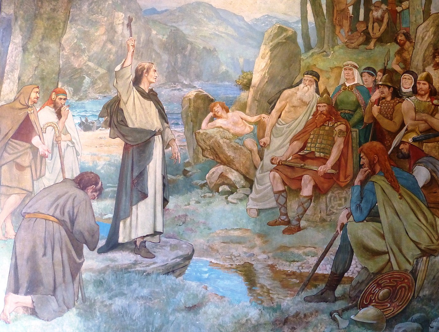 1430px Saint Columba converting the Picts