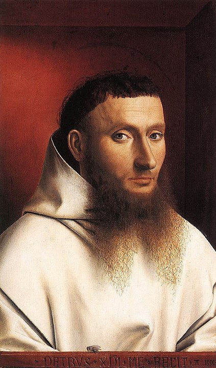 423px Petrus Christus Potrait of a Carthusian WGA4855