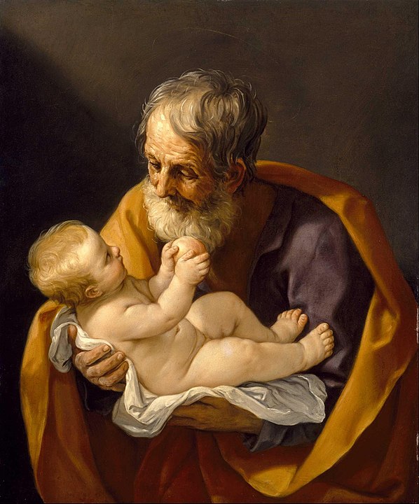 598px Guido Reni Saint Joseph and the Christ Child Google Art Project