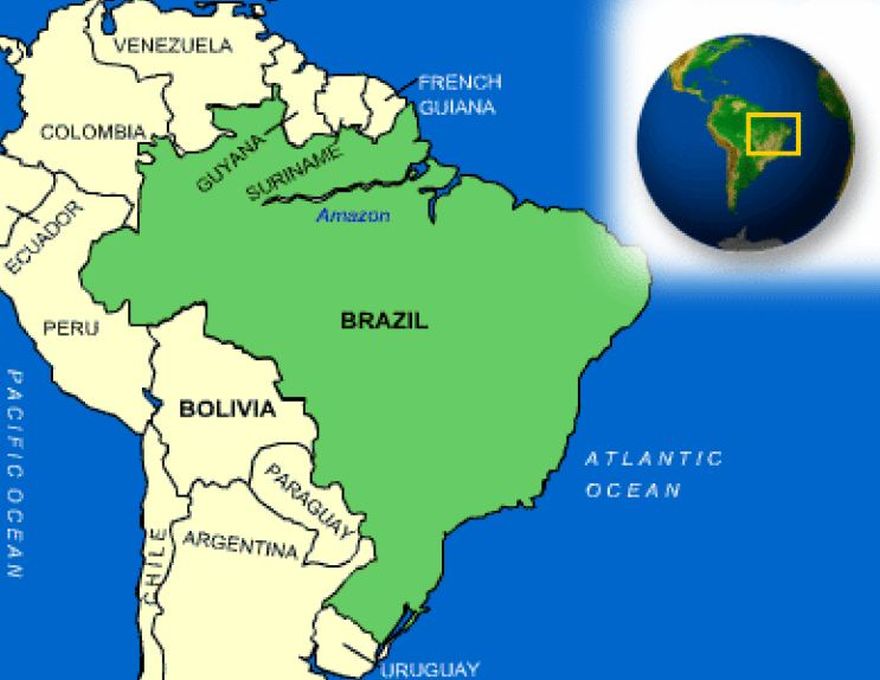 Brazil karta