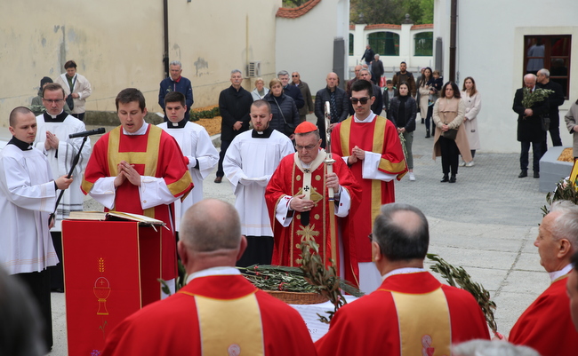 Kardinal Bozanić predvodio euharistijsko slavlje na Nedjelju Muke Gospodnje Cvjetnicu 6