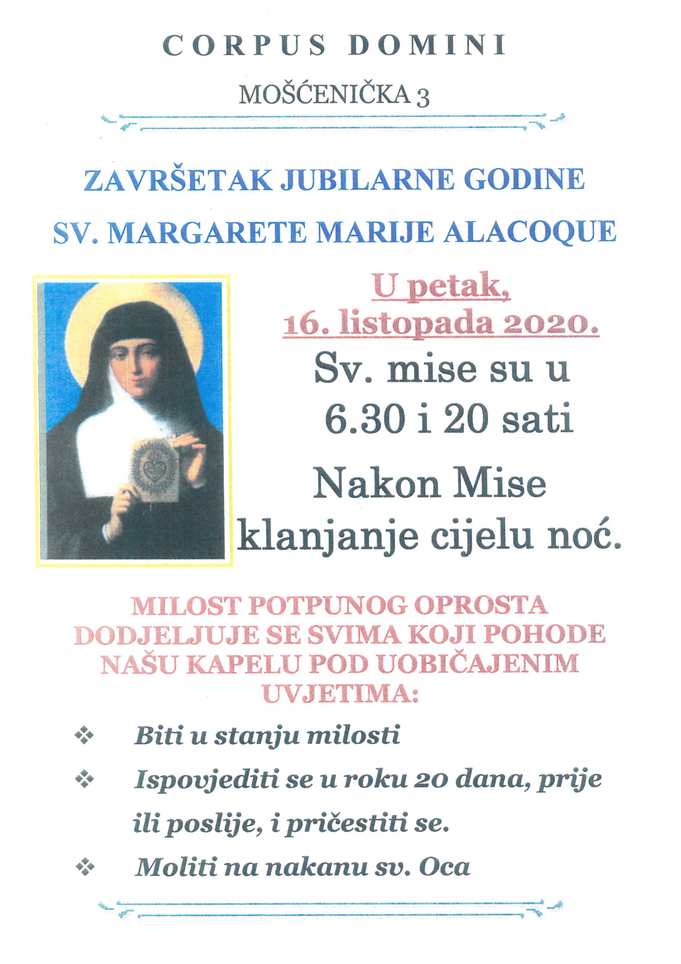 PLAKAT sv. Margareta 16.10.2020 1