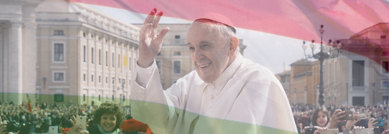 papa franjo mađarska zastava featured