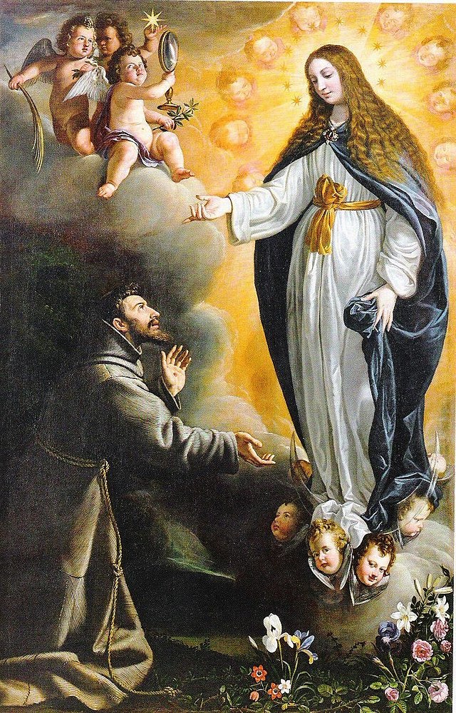 Juan van der Hamen The Appearance of the Immaculate to Saint Francis 163031