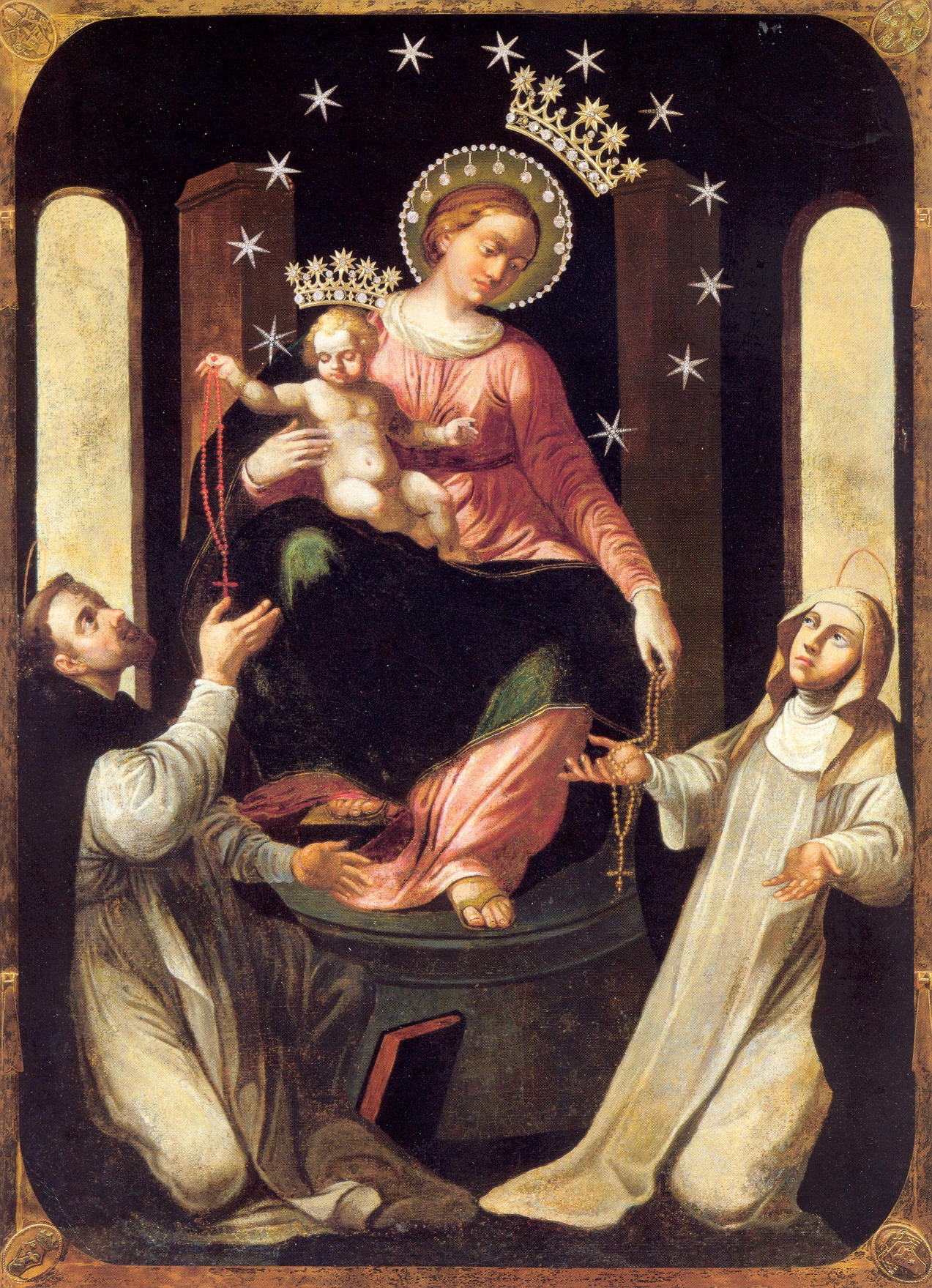 Matka Boza Pompejanska Beata Vergine del Santo Rosario di Pompei Blessed Virgin of the Rosary of Pompei
