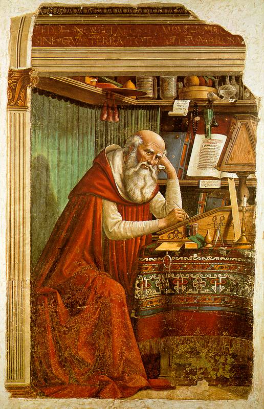 Domenico Ghirlandaio St Jerome in his study